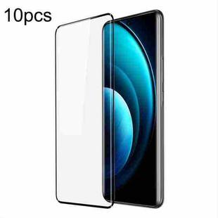 For vivo X100 / X100 Pro 10pcs DUX DUCIS 0.33mm 9H Medium Alumina Tempered Glass Film