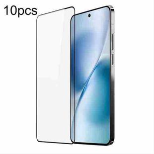 For vivo X200s 10pcs DUX DUCIS 0.33mm 9H Medium Alumina Tempered Glass Film