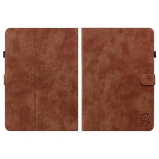 For Amazon Kindle Paperwhite 5  2023 2024 Tiger Pattern Flip Leather Tablet Case(Brown)