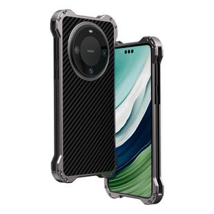 For Huawei Mate 60 R-JUST RJ51 Hollow Metal Phone Protective Case(Space Grey)