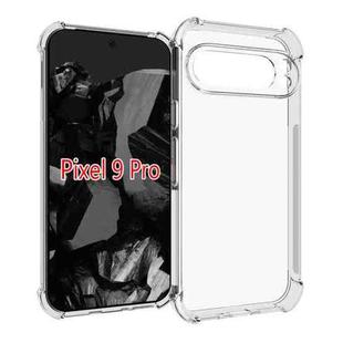 For Google Pixel 9 Pro XL Shockproof Non-slip Thickening TPU Phone Case(Transparent)
