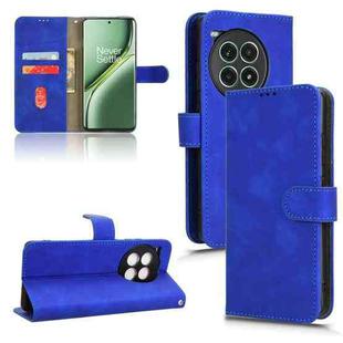 For OnePlus Ace 3 Pro Skin Feel Magnetic Flip Leather Phone Case(Blue)