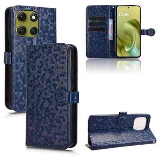 For Motorola Moto G86 5G Honeycomb Dot Texture Leather Phone Case(Blue)