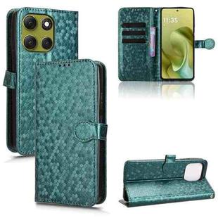 For Motorola Moto G86 5G Honeycomb Dot Texture Leather Phone Case(Green)