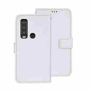 For CAT S75 idewei Crazy Horse Texture Leather Phone Case(White)