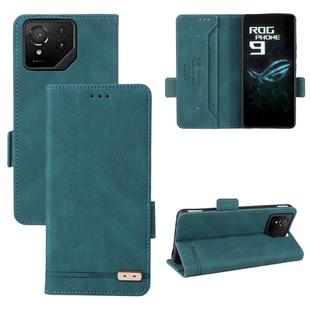 For ASUS ROG Phone 9 Magnetic Clasp Leather Phone Case(Green)