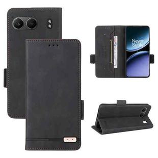 For OnePlus Nord 4 Magnetic Clasp Leather Phone Case(Black)