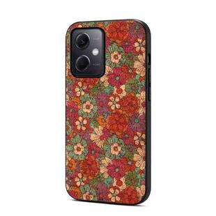 For Xiaomi Redmi Note 12 Four Seasons Flower Language Series TPU Phone Case(Summer Red)