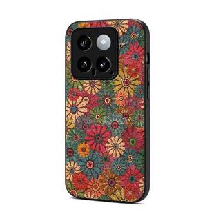 For Xiaomi 14 Four Seasons Flower Language Series TPU Phone Case(Spring Green)