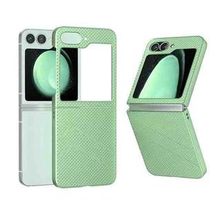 For Samsung Galaxy Z Flip6 5G Wave Pattern Matte PC Phone Case(Light Green)