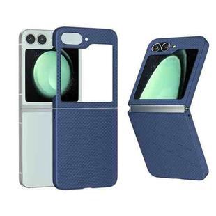 For Samsung Galaxy Z Flip6 5G Wave Pattern Matte PC Phone Case(Dark Blue)