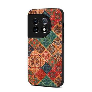 For OnePlus 11 Four Seasons Flower Language Series TPU Phone Case(Winter Blue)