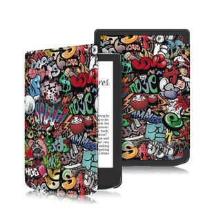 For PocketBook Verse Pro Painted Voltage Caster Leather Smart Tablet Case(Graffiti)