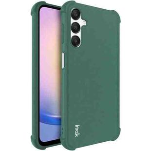 For Samsung Galaxy A25 5G imak Shockproof Airbag TPU Phone Case(Matte Green)
