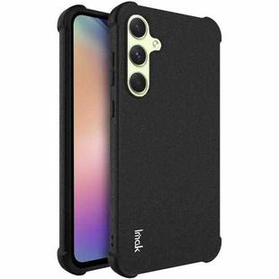 For Samsung Galaxy A55 5G imak Shockproof Airbag TPU Phone Case(Matte Black)