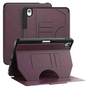 For iPad Air 11 2024 Notebook Magnetic Leather Tablet Case(Purple)