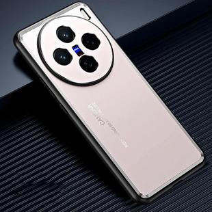 For vivo X200 Frosted Metal Phone Case(Gold)