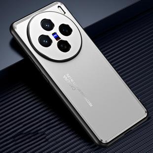 For vivo X200 Frosted Metal Phone Case(Silver)