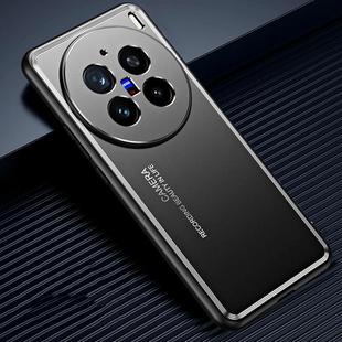 For vivo X200 Pro Frosted Metal Phone Case(Black)