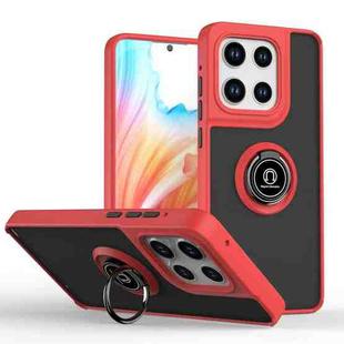 For Motorola Moto G Stylus 5G 2025 Q Shadow 1 Series TPU + PC Phone Case with Ring(Red)