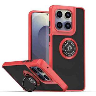 For Motorola Edge 60 Pro Q Shadow 1 Series TPU + PC Phone Case with Ring(Red)