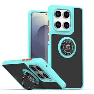 For Motorola Edge 60 Pro Q Shadow 1 Series TPU + PC Phone Case with Ring(Sky Blue)