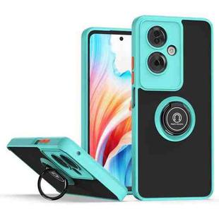 For OPPO A79 5G Q Shadow 1 Series TPU + PC Phone Case with Ring(Sky Blue)