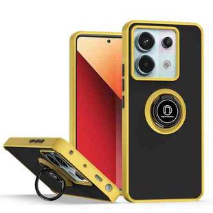 For Xiaomi Redmi Note 13 Pro 5G Q Shadow 1 Series TPU + PC Phone Case with Ring(Yellow)