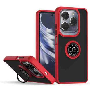 For Infinix Hot 40 / Hot 40 Pro Q Shadow 1 Series TPU + PC Phone Case with Ring(Red)