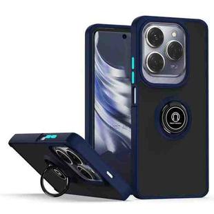 For Infinix Hot 40 / Hot 40 Pro Q Shadow 1 Series TPU + PC Phone Case with Ring(Royal Blue)