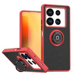 For Infinix Note 40 4G Q Shadow 1 Series TPU + PC Phone Case with Ring(Red)