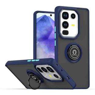 For Infinix Note 50 Pro 4G Q Shadow 1 Series TPU + PC Phone Case with Ring(Royal Blue)