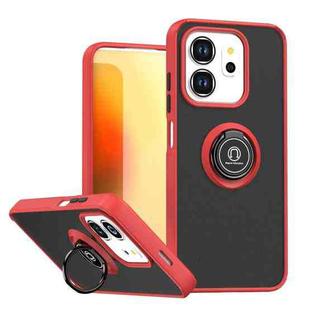 For Infinix Smart 9 / Hot 50i Q Shadow 1 Series TPU + PC Phone Case with Ring(Red)