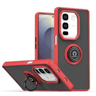 For Infinix Note 50 Pro+ Q Shadow 1 Series TPU + PC Phone Case with Ring(Red)