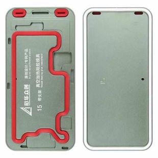 For iPhone 15 LCD Screen Frame Vacuum Heating Glue Removal Mold with Holder