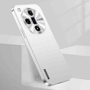 For OPPO Find X7 Streamer Series Micro Frosted Metal Paint PC Phone Case(Silver)