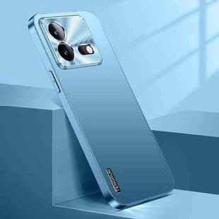 For vivo iQOO Neo 8 Streamer Series Micro Frosted Metal Paint PC Phone Case(Sierra Blue)