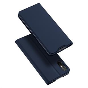 For Xiaomi Redmi 9A DUX DUCIS Skin Pro Series Horizontal Flip PU + TPU Leather Case, with Holder & Card Slots(Blue)