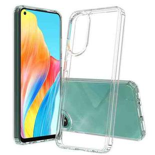 For OPPO A78 4G Scratchproof Acrylic TPU Phone Case(Transparent)