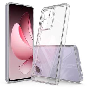For OPPO Reno13 F 4G / 5G Scratchproof Acrylic TPU Phone Case(Transparent)
