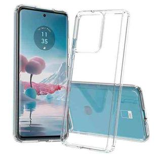 For Motorola Edge 40 Neo Scratchproof Acrylic TPU Phone Case(Transparent)