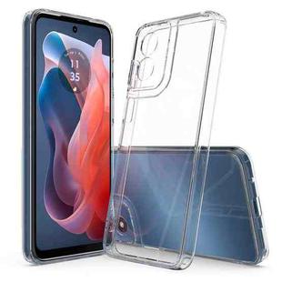For Motorola Moto G Play 2024 Scratchproof Acrylic TPU Phone Case(Transparent)