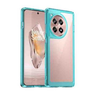 For OnePlus Ace 3 5G Colorful Series Acrylic Hybrid TPU Phone Case(Transparent Blue)