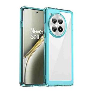 For OnePlus Ace 3 Pro Colorful Series Acrylic Hybrid TPU Phone Case(Transparent Blue)
