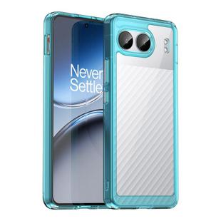 For OnePlus Nord 4 Colorful Series Acrylic Hybrid TPU Phone Case(Transparent Blue)