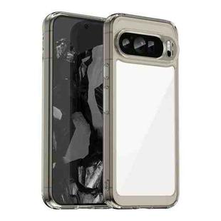 For Google Pixel 9 Pro XL Colorful Series Acrylic Hybrid TPU Phone Case(Transparent Grey)