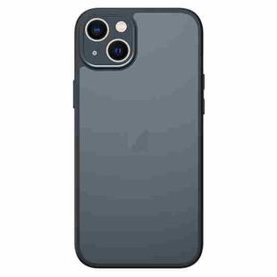 For iPhone 13 Armor Precise Hole PC Hybrid TPU Phone Case(Black)