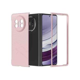 For Huawei Mate X5 PC Frosted Texture Diamond Paint Shockproof Phone Case(Pink)