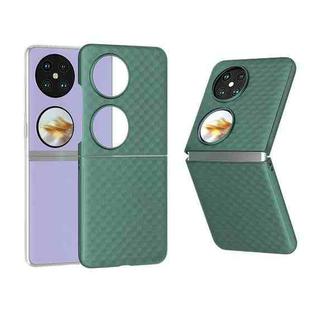 For Huawei Pocket 2 PC Frosted Texture Diamond Paint Shockproof Phone Case(Dark Green)