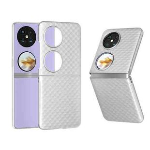 For Huawei Pocket 2 PC Frosted Texture Diamond Paint Shockproof Phone Case(Silver)
